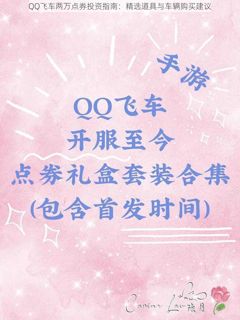 QQ飞车两万点券投资指南：精选道具与车辆购买建议