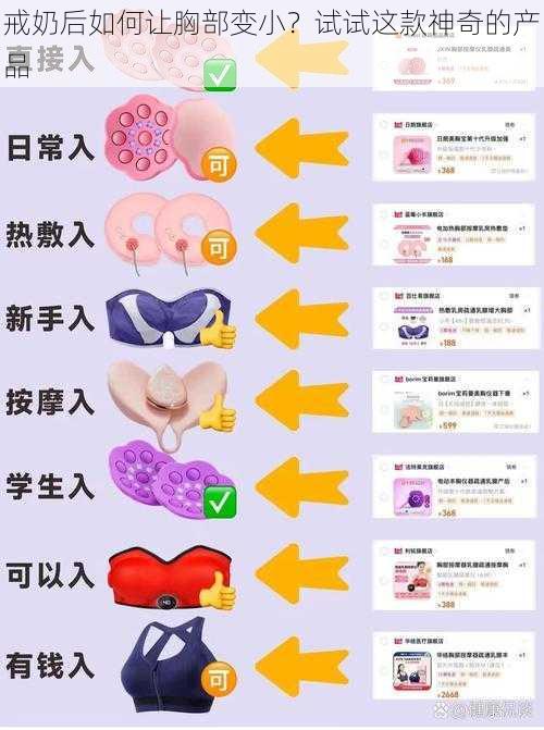 戒奶后如何让胸部变小？试试这款神奇的产品